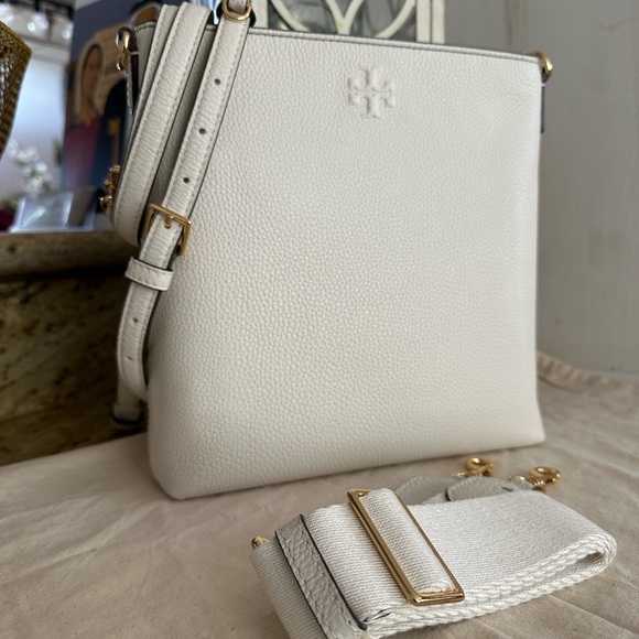 New Tory burch Thea swingpack crossbody/ shoulder bag in new ivory - Picture 7 of 13